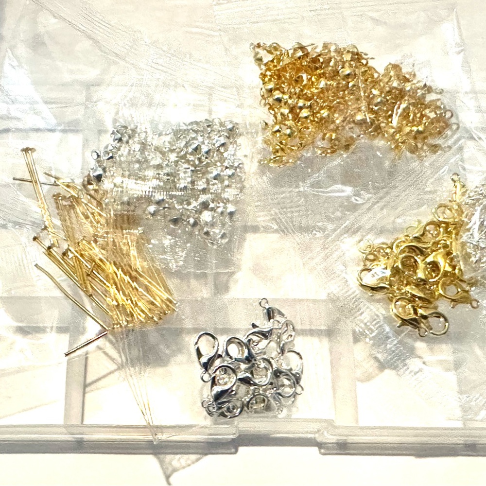 Premium Gold and Silver Jewelry Findings Set